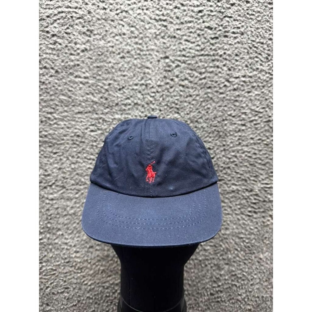 Polo‎ Ralph Lauren Embroidered Strapback Baseball Cap Navy Blue Youth One Size